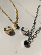 Emma Necklace and Rings Set (6572479676534)