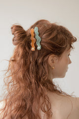 Wavy marble hairpin (2colors)