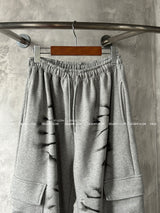[UNISEX] Dirty Washing Cargo Wide Pants