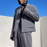 ミニマルクロップドジャケット/CR Minimal Cropped Jacket (5colors)