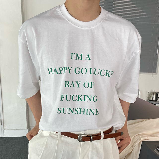 サンシャインレタリングTシャツ/Sunshine Lettering T-Shirt(3color)
