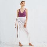 シースルーサロンラップカバーアップスカート / See-through Sarong Wrap Cover Up Skirt 2color
