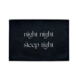 ナイトナイトミニラグ/night night mini rug - black