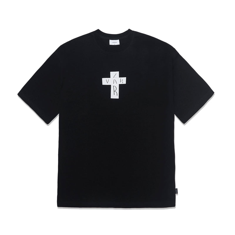 ブラッククロスロゴTシャツ/Black Cross Logo T-Shirts Black