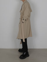 Robe Dio Trench Coat (3color) (6601481224310)