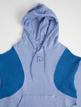 Knit Block Cut out hood t-shirts (BL)