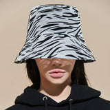 メッシュゼブラバケットハット / Mesh Bucket Hat Zebra White