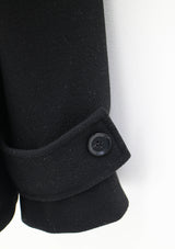 フーデッドウールハーフコート / Hooded wool half coat (2color)