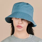 ラベルピグメントバケットハット / Monogram Label Pigment Bucket Hat Blue