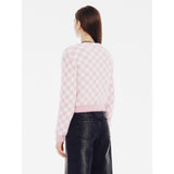 Pink Checkers Cardigan (6623652872310)