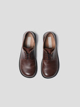 Vaulted derby shoes 2color