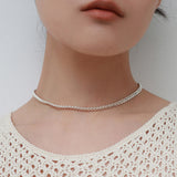 シルバーカテナネックレス / silver katena necklace (silver)