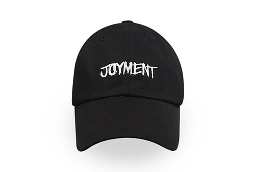 JOYMENT-BALL CAP COTTON FONT-10 (BK) (4614391857270)