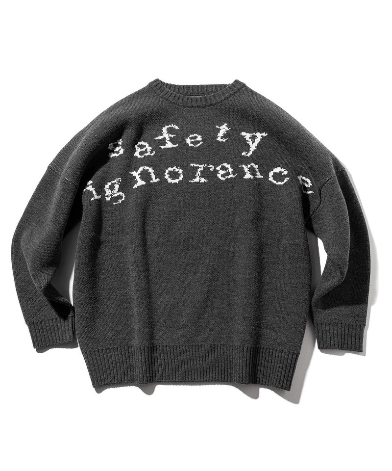 SAFETY LETTERING WOOL KNIT MWZNT001 (4614681624694)