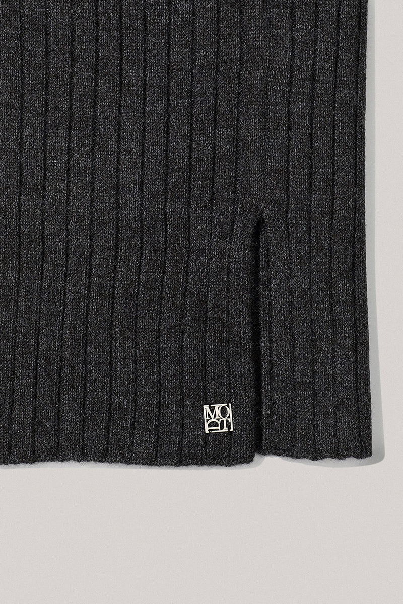 THE KNIT SLIP - CHARCOAL