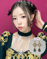 エメラルドオリエンタルロイヤルピアス / Emerald Oriental Royal Piercing (Purple Kiss Goeun Piercing)