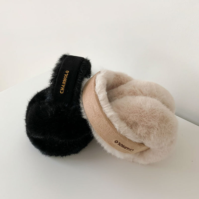 ベアアグイヤーマフ / [Wool 30%/Natural Leather] Bear Ugg Earplugs