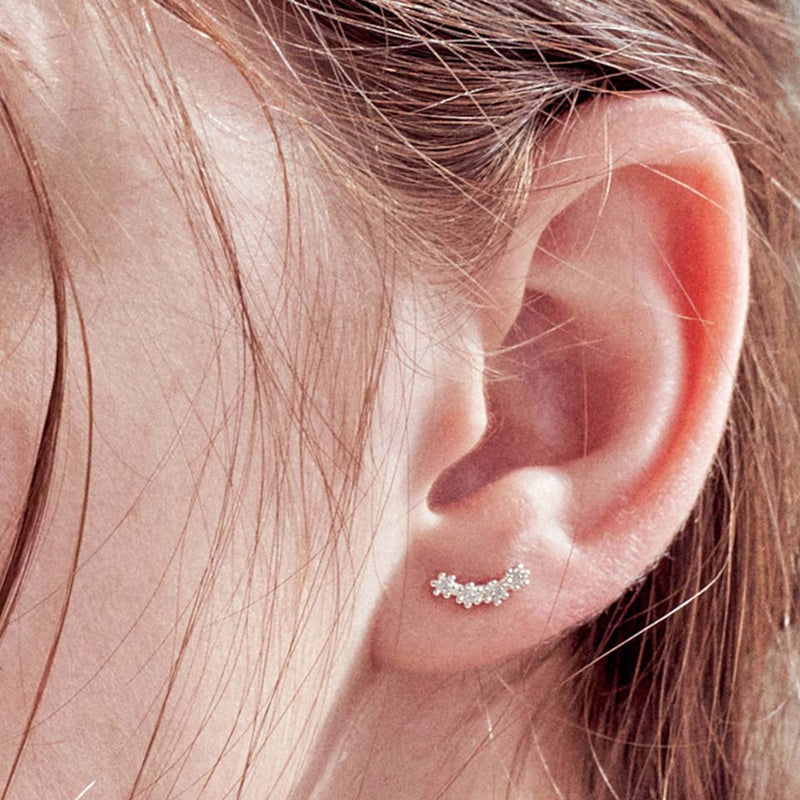 ムーンライトキュービックピアス / moonlight cubic earring