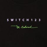 スイッチロゴグラフィッククロップTシャツ/SWITCH LOGO GRAPHIC CROP T-SHIRT (FOR WOMAN)_SWS1TS52BK