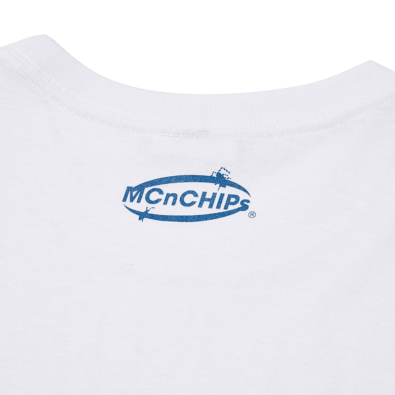 MCNCHIPS X Bakijoo 90-00 01 Tee [blue/white] (6566262734966)
