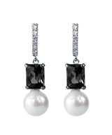 ルミエールクリスタルパールワンタッチイヤリング / blacklabel Lumiere Crystal Pearl One Touch Earrings