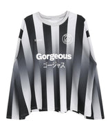 No.9988 ゴージャスストライプジャージTシャツ / No.9988 gorgeous stripe Jersey T (3color)
