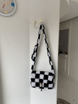 ASCLO チェッカークロスバッグ / ASCLO Checker Cross Bag (2color)