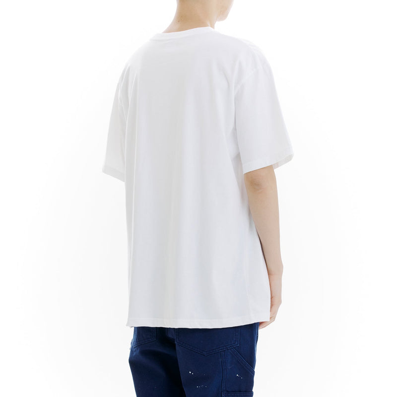 カレッジロゴTシャツ/COLLEGE LOGO TEE WHITE