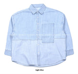 アイスオーバーフィットデニムシャツ / ASCLO Ice Overfit Denim Shirt (2color)