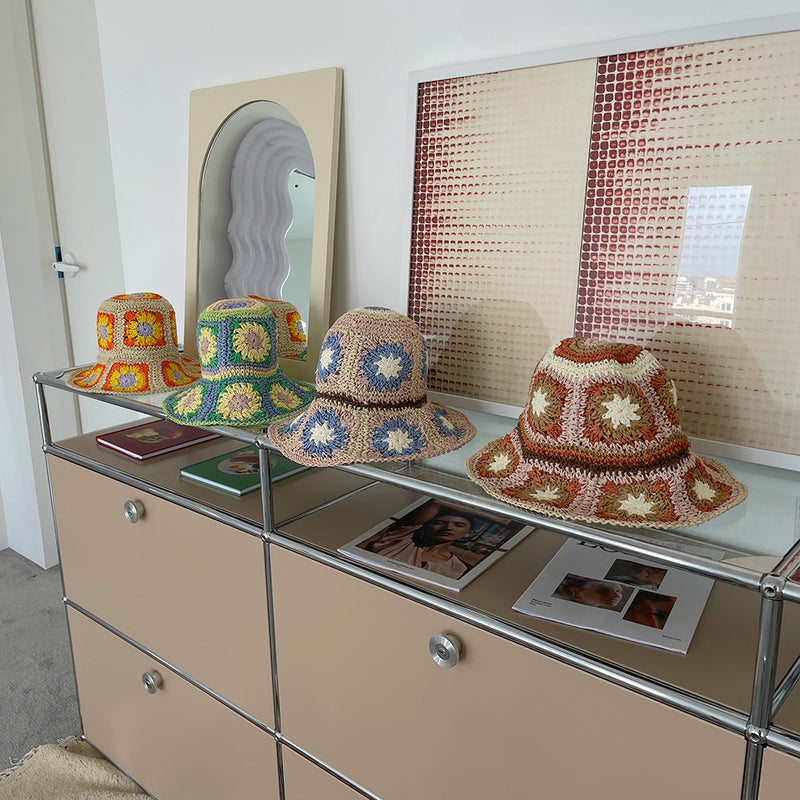 クロシェバケットハット / ASCLO Crochet Bucket Hat (4color)
