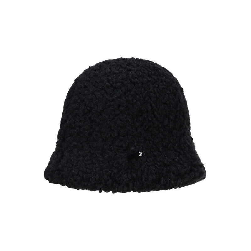 VA Square Longlabel Fleece Tulip Hat / Black