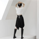 [NONCODE] Enzo Bag Pleated Wrap Skirt (6585475006582)