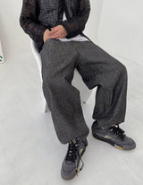 リネンリアルワイドジーンズ / No.9535 linen real wide jeans