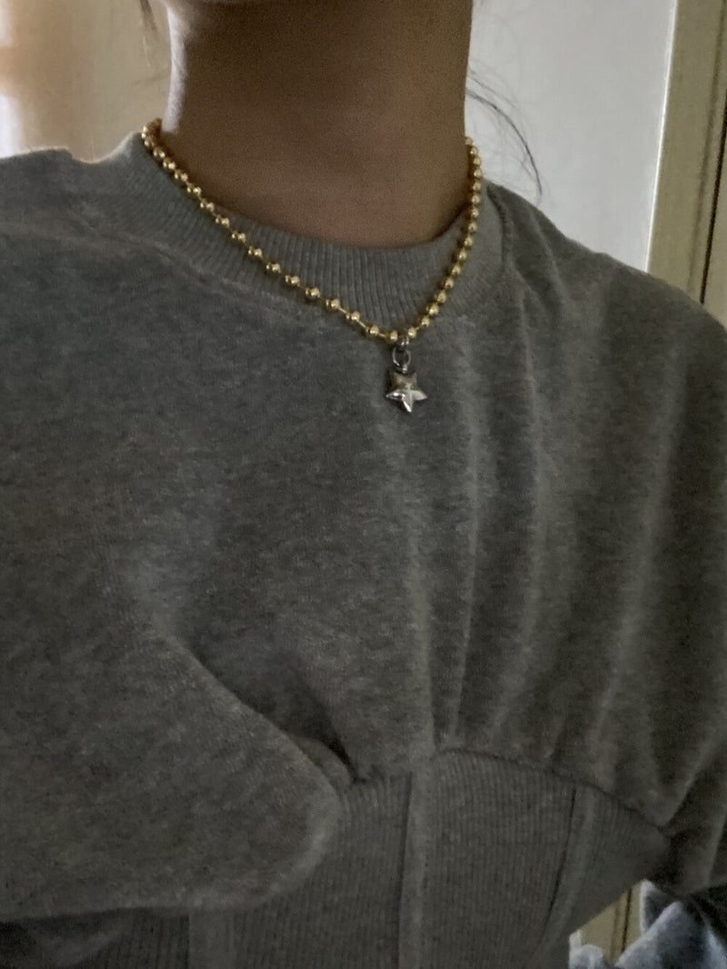 スターネックレス/山力 star necklace