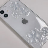 フラワー iPhone 樹脂ケース