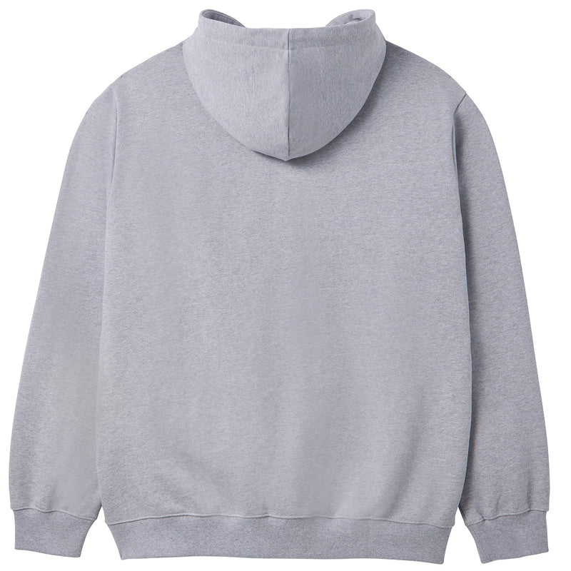 LE AREVEY ARCH LOGO HOODIE GRAY