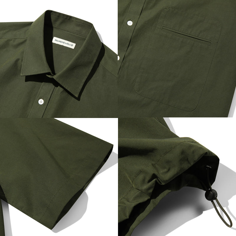 ワンマイルポケットシャツ/ワンマイルポケット1/2シャツ S80 カーキ