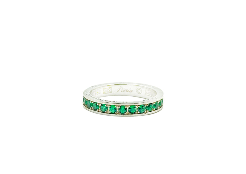 Engraving Stone Ring 3 (green)