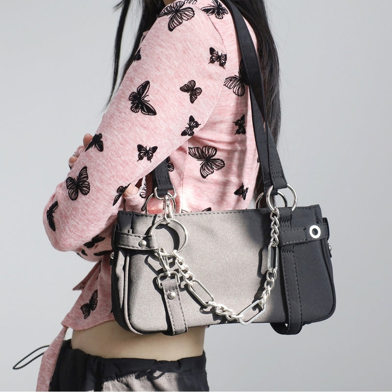 セレーナリングチェーンショルダーバッグ/ Selena ring chain shoulder bag