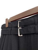 Double Belt Wide Pants (6686089937014)