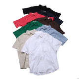 リネン半袖シャツ / Linen short sleeve shirt (8color)