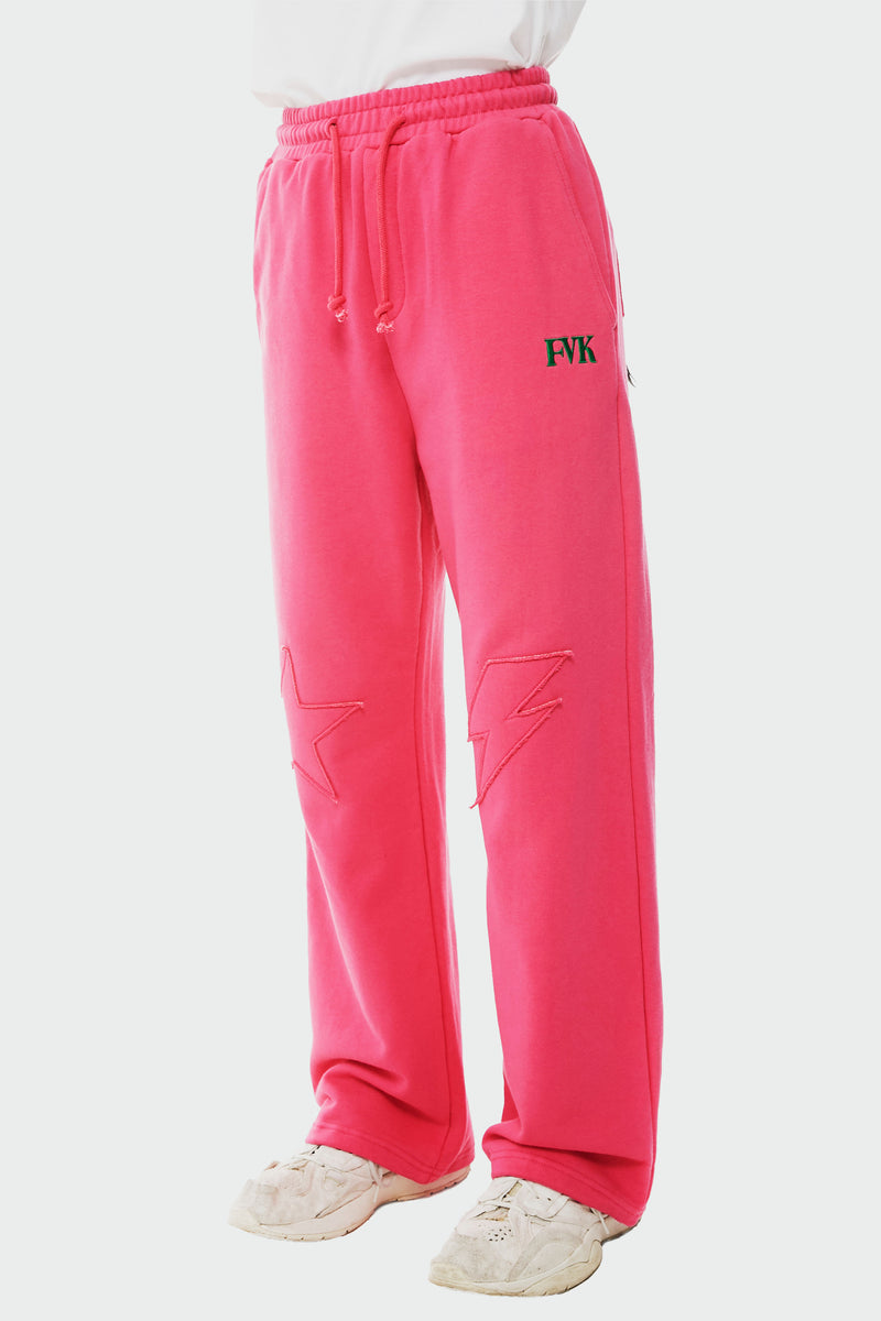 パッチスウェットパンツ/Patch sweatpants(pink)