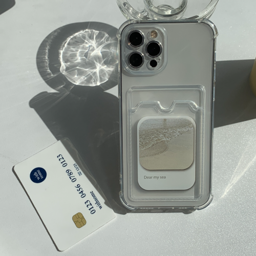 Capture moment Card Storage sea Phone Case