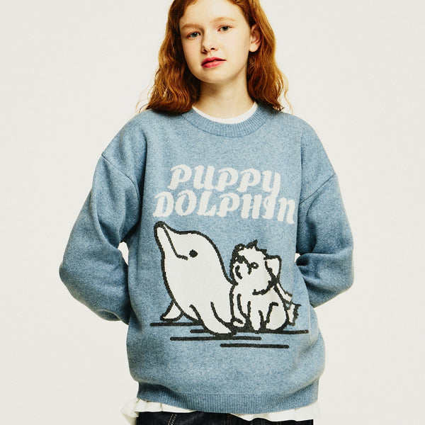 パピードルフィンニット/Puppy dolphin knit