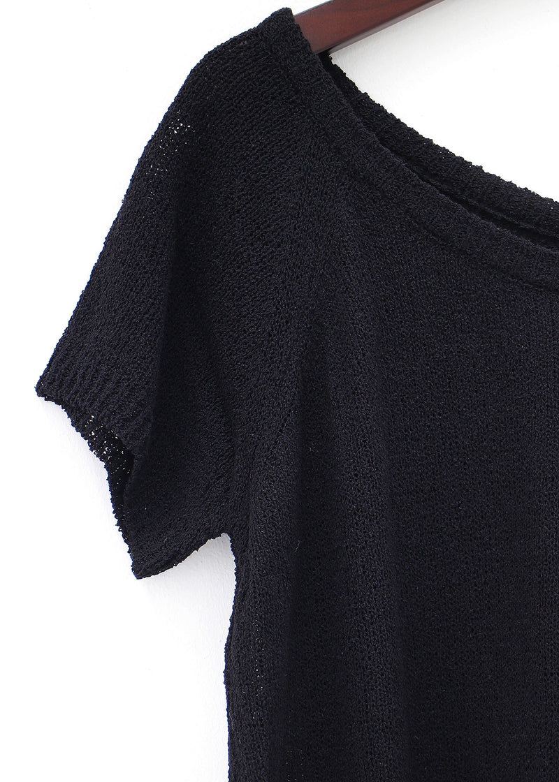 ポークロップニット / Poe Crop Knit (2color)