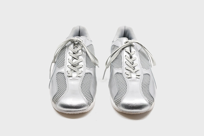 [Lab Series] Spider Leather Sneakers Silver