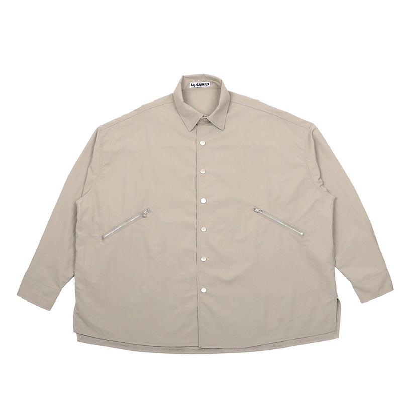 ナイロンポケットジッパーシャツジャケット / 3 TAP Nylon Pocket Zipper Shirt Jacket (2color)