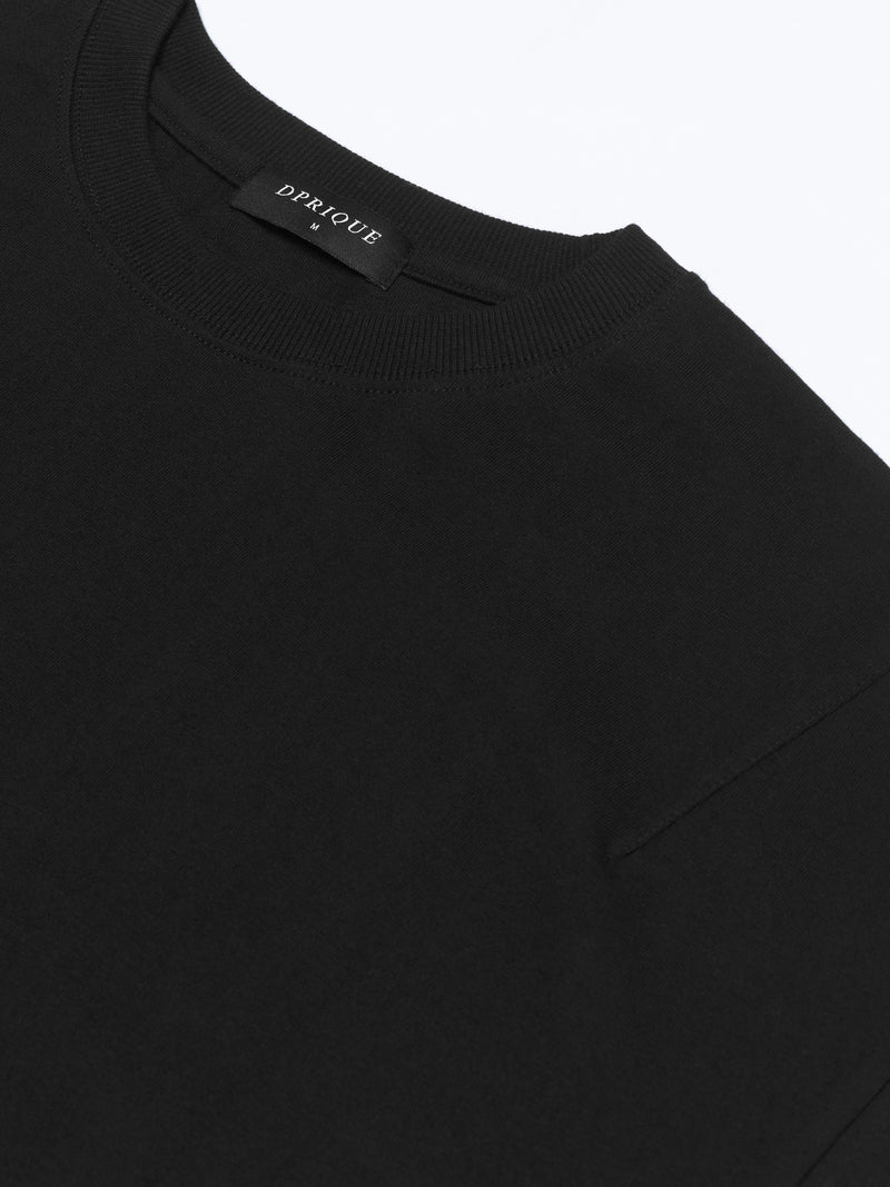 オーバーサイズベーシックTシャツ / Oversized Basic T-Shirt - Black