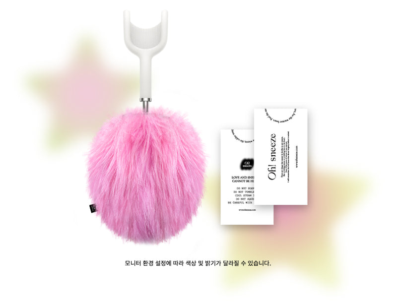 フラッフィーファーケース / fluffy fur case_ hot pink