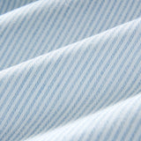 リネンビックオーバーシャツ/LinenLinen Big Overfit Crayon Stripe Shirt S81 Light Blue